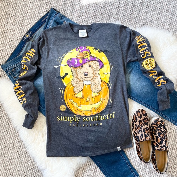Simply Southern Halloween Goldendoodle 